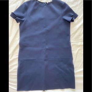 Helmut Lang Neoprene Dress with Cutout Sleeve